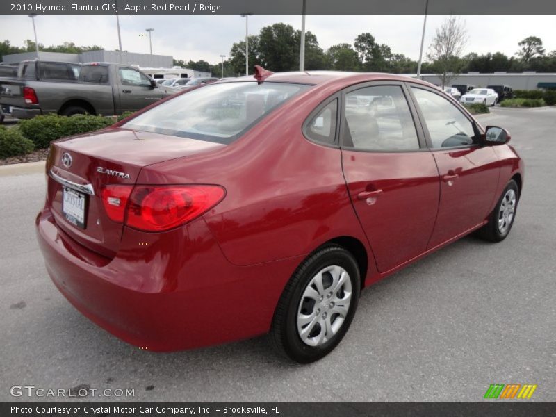 Apple Red Pearl / Beige 2010 Hyundai Elantra GLS