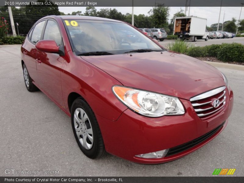 Apple Red Pearl / Beige 2010 Hyundai Elantra GLS