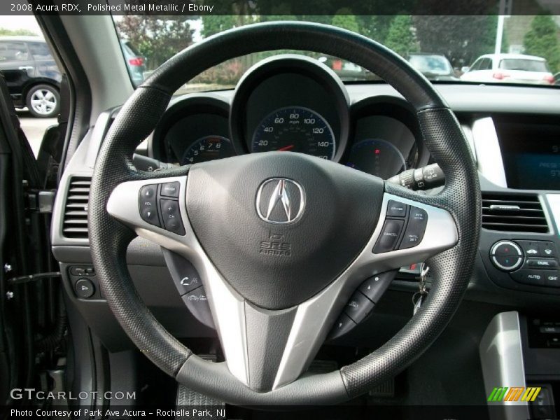 Polished Metal Metallic / Ebony 2008 Acura RDX