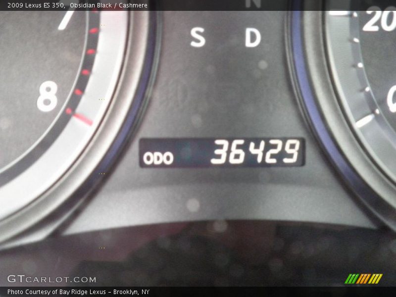 Obsidian Black / Cashmere 2009 Lexus ES 350