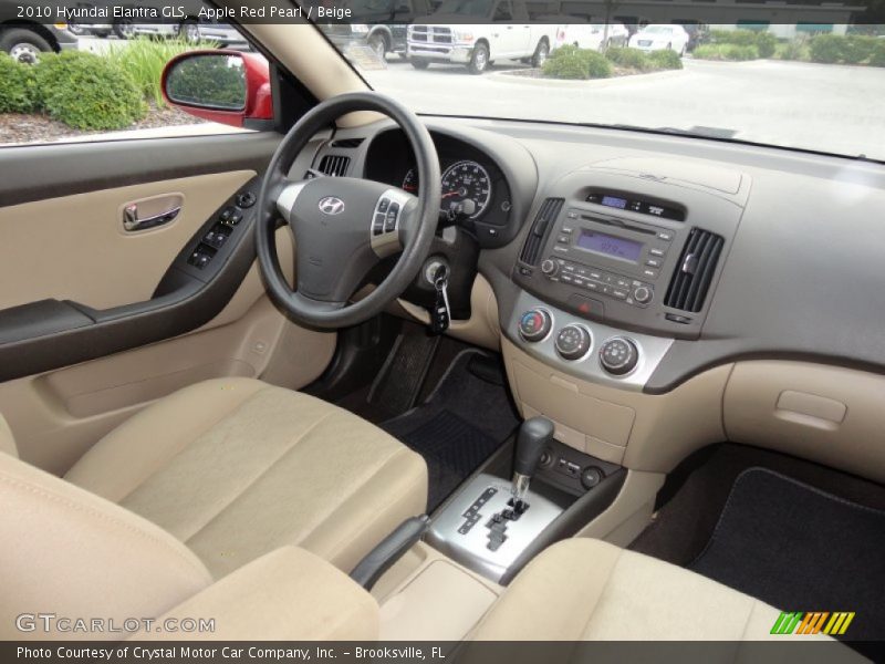 Apple Red Pearl / Beige 2010 Hyundai Elantra GLS