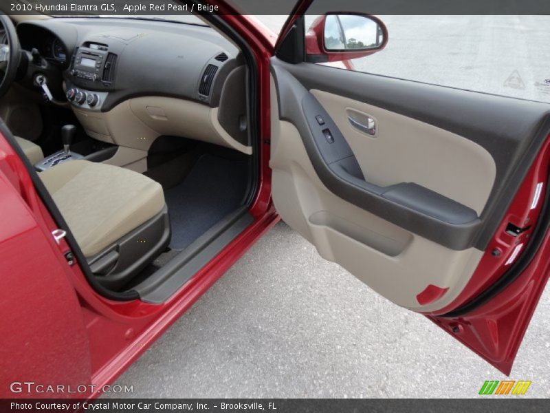 Apple Red Pearl / Beige 2010 Hyundai Elantra GLS