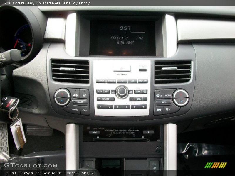 Polished Metal Metallic / Ebony 2008 Acura RDX