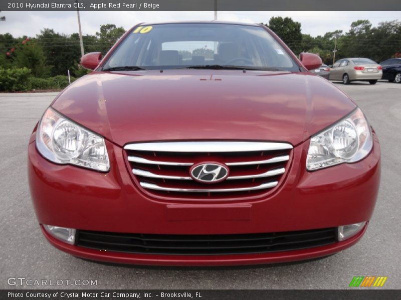 Apple Red Pearl / Beige 2010 Hyundai Elantra GLS