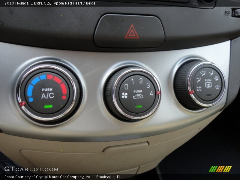 Apple Red Pearl / Beige 2010 Hyundai Elantra GLS