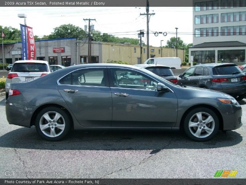 Polished Metal Metallic / Ebony 2009 Acura TSX Sedan
