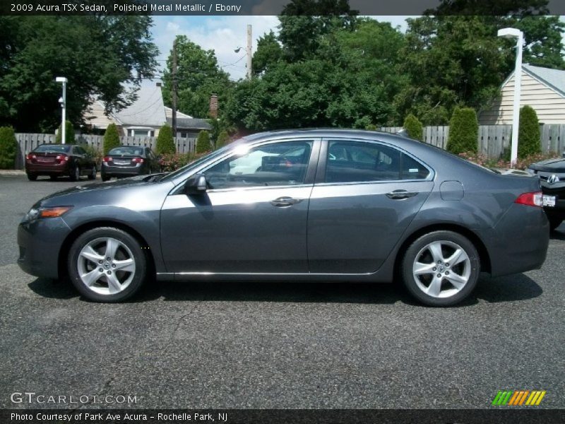 Polished Metal Metallic / Ebony 2009 Acura TSX Sedan