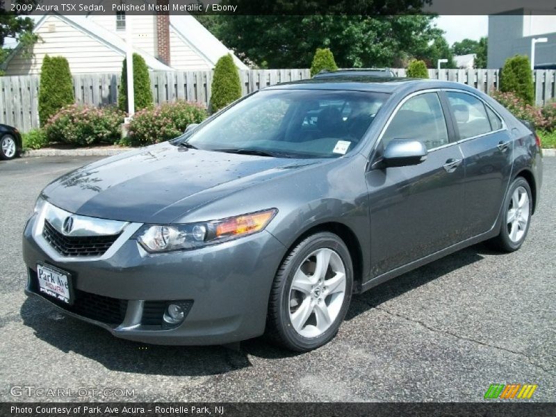 Polished Metal Metallic / Ebony 2009 Acura TSX Sedan
