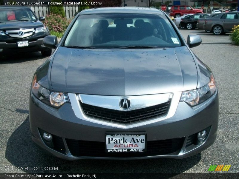 Polished Metal Metallic / Ebony 2009 Acura TSX Sedan