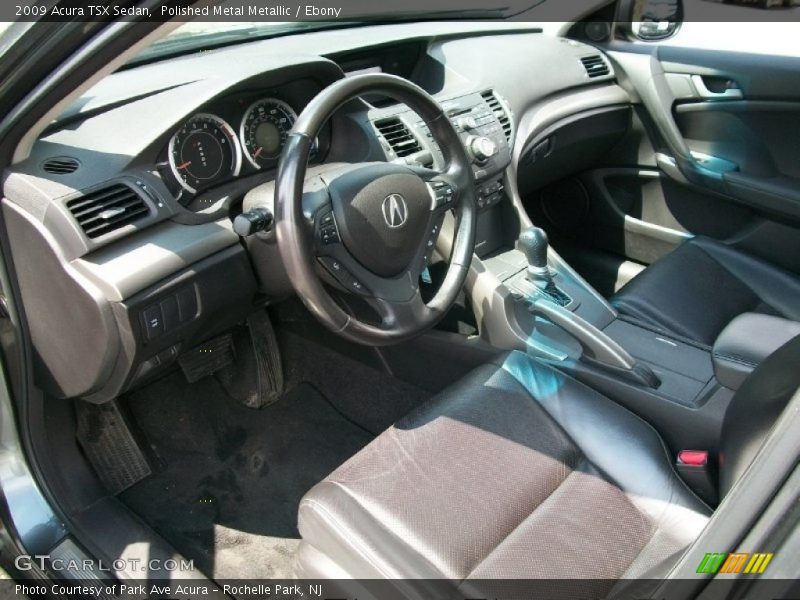 Polished Metal Metallic / Ebony 2009 Acura TSX Sedan