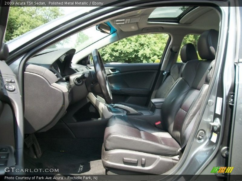 Polished Metal Metallic / Ebony 2009 Acura TSX Sedan