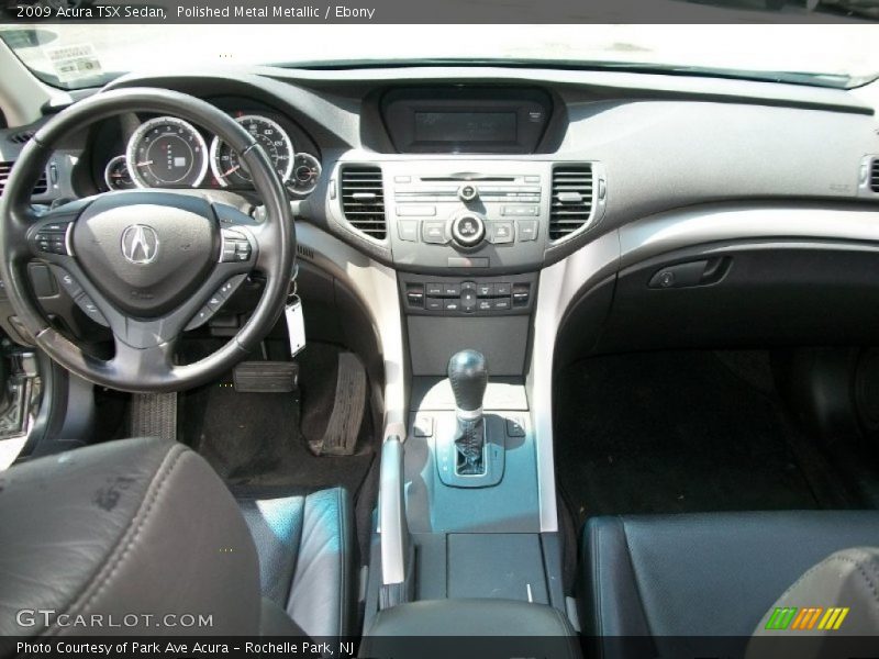 Polished Metal Metallic / Ebony 2009 Acura TSX Sedan