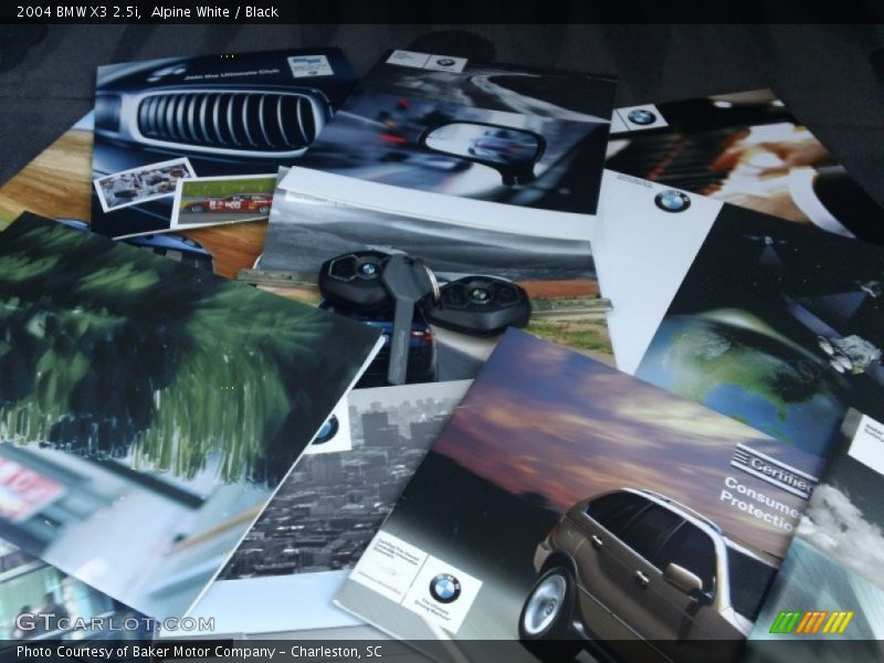 Alpine White / Black 2004 BMW X3 2.5i