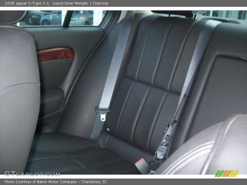 Liquid Silver Metallic / Charcoal 2008 Jaguar S-Type 3.0