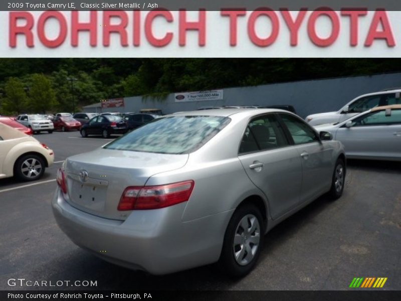 Classic Silver Metallic / Ash 2009 Toyota Camry LE