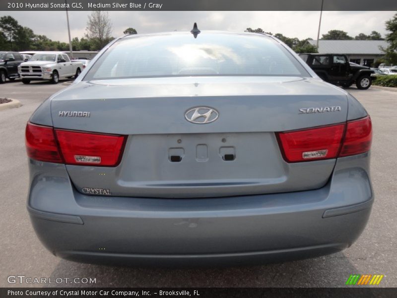 Medium Silver Blue / Gray 2010 Hyundai Sonata GLS