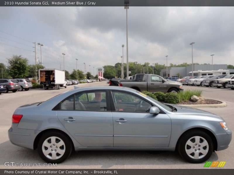 Medium Silver Blue / Gray 2010 Hyundai Sonata GLS
