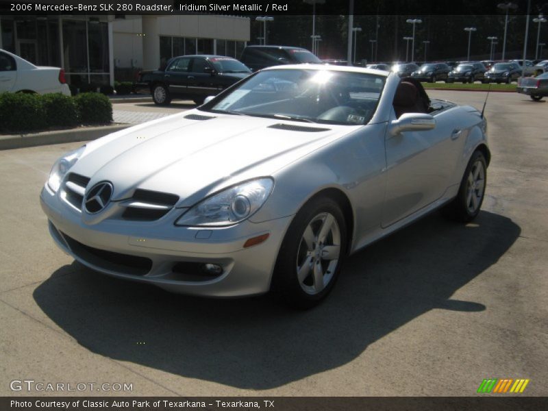 Iridium Silver Metallic / Red 2006 Mercedes-Benz SLK 280 Roadster