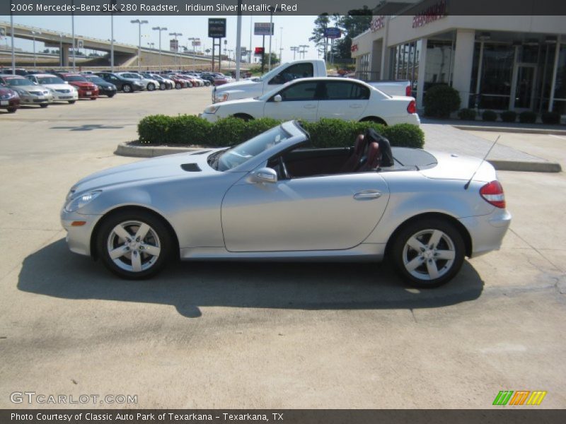 Iridium Silver Metallic / Red 2006 Mercedes-Benz SLK 280 Roadster