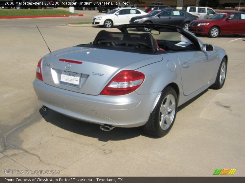Iridium Silver Metallic / Red 2006 Mercedes-Benz SLK 280 Roadster