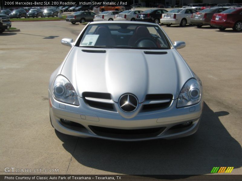 Iridium Silver Metallic / Red 2006 Mercedes-Benz SLK 280 Roadster