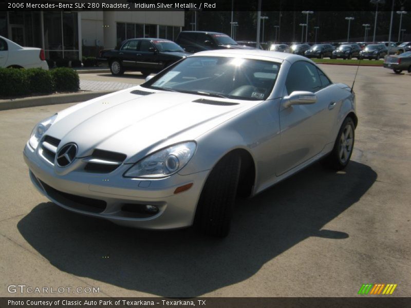 Iridium Silver Metallic / Red 2006 Mercedes-Benz SLK 280 Roadster