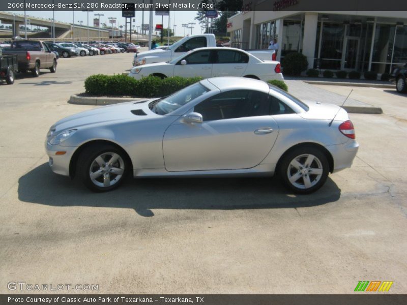 Iridium Silver Metallic / Red 2006 Mercedes-Benz SLK 280 Roadster