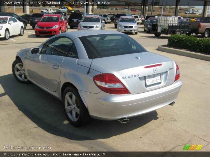 Iridium Silver Metallic / Red 2006 Mercedes-Benz SLK 280 Roadster