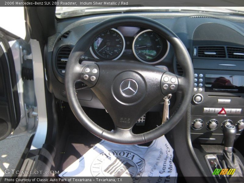 Iridium Silver Metallic / Red 2006 Mercedes-Benz SLK 280 Roadster