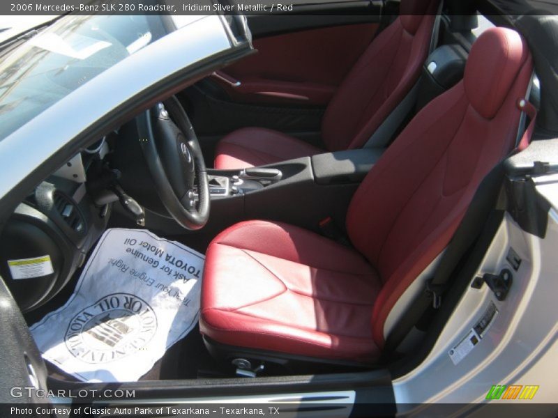 Iridium Silver Metallic / Red 2006 Mercedes-Benz SLK 280 Roadster