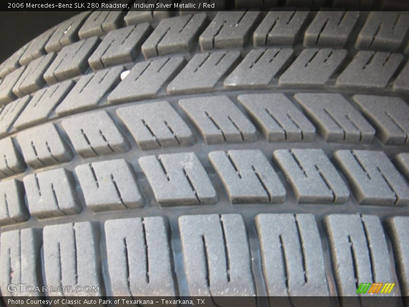 Iridium Silver Metallic / Red 2006 Mercedes-Benz SLK 280 Roadster
