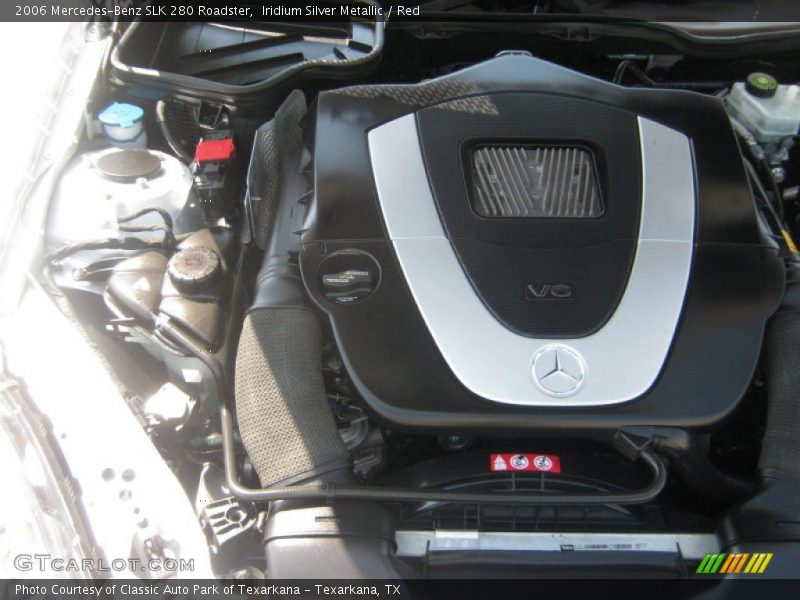 Iridium Silver Metallic / Red 2006 Mercedes-Benz SLK 280 Roadster