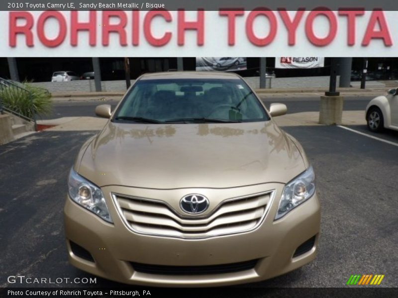 Sandy Beach Metallic / Bisque 2010 Toyota Camry LE