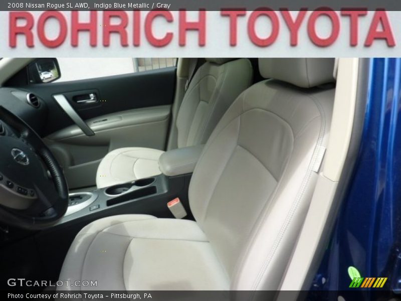 Indigo Blue Metallic / Gray 2008 Nissan Rogue SL AWD
