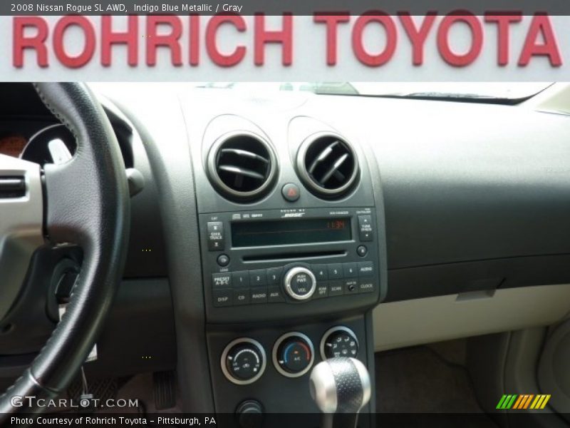 Indigo Blue Metallic / Gray 2008 Nissan Rogue SL AWD
