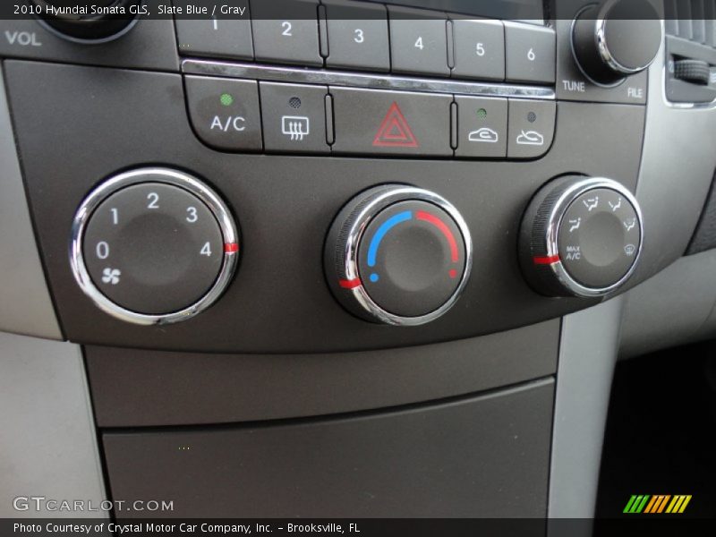 Controls of 2010 Sonata GLS