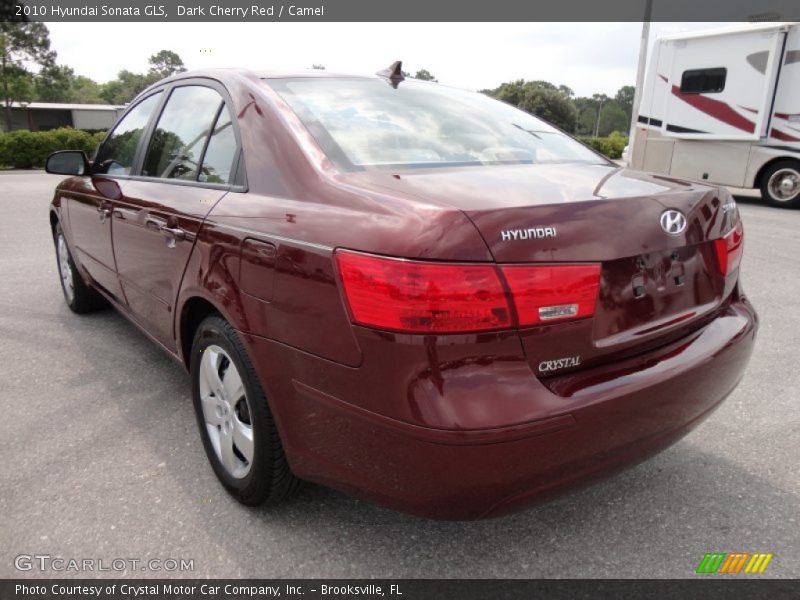 Dark Cherry Red / Camel 2010 Hyundai Sonata GLS