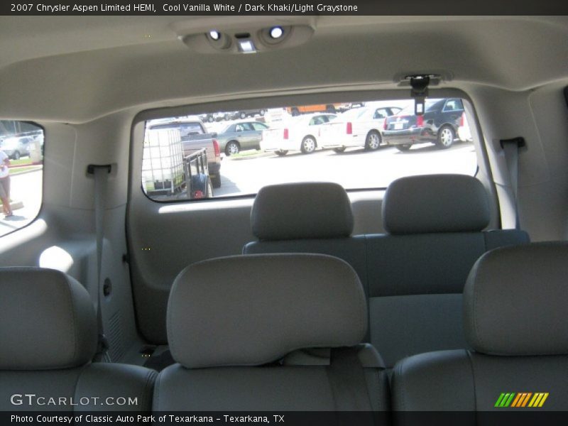 Cool Vanilla White / Dark Khaki/Light Graystone 2007 Chrysler Aspen Limited HEMI