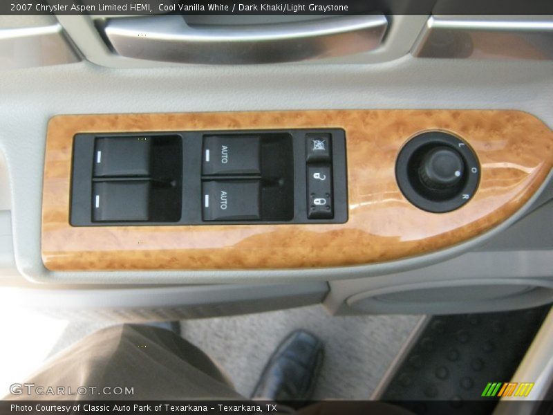 Cool Vanilla White / Dark Khaki/Light Graystone 2007 Chrysler Aspen Limited HEMI