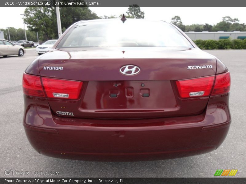 Dark Cherry Red / Camel 2010 Hyundai Sonata GLS