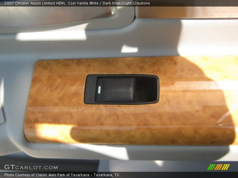 Cool Vanilla White / Dark Khaki/Light Graystone 2007 Chrysler Aspen Limited HEMI