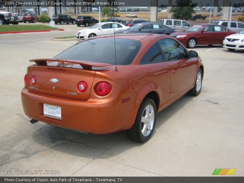 Sunburst Orange Metallic / Ebony 2006 Chevrolet Cobalt LT Coupe