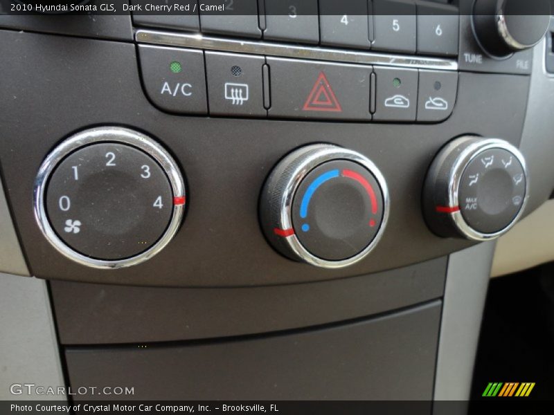 Controls of 2010 Sonata GLS