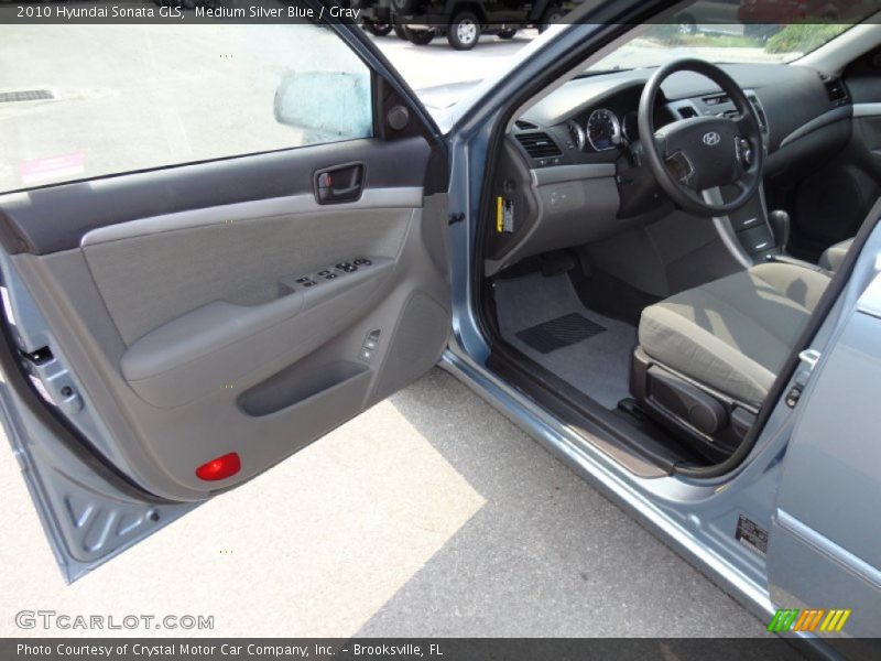 Medium Silver Blue / Gray 2010 Hyundai Sonata GLS