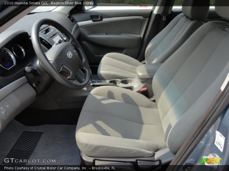 Medium Silver Blue / Gray 2010 Hyundai Sonata GLS