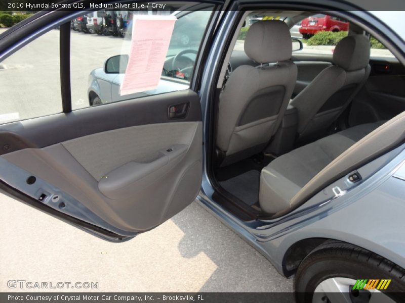 Medium Silver Blue / Gray 2010 Hyundai Sonata GLS