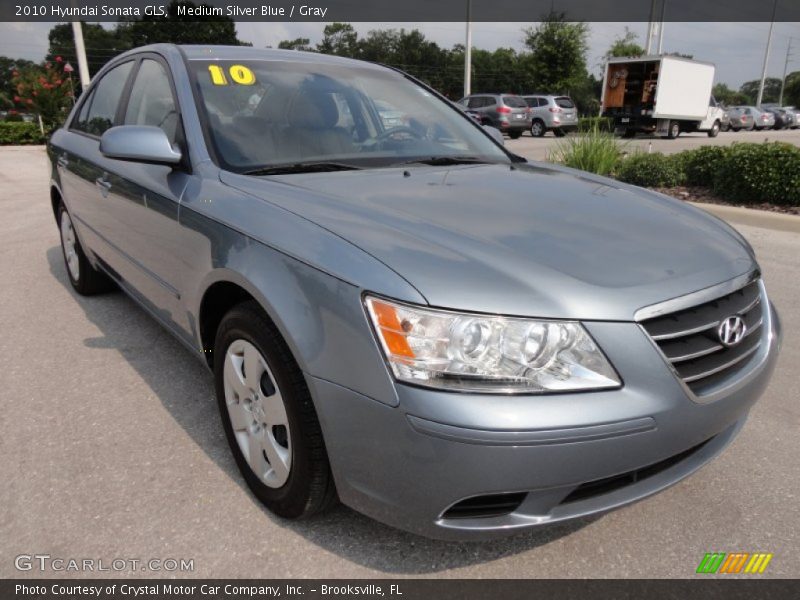 Medium Silver Blue / Gray 2010 Hyundai Sonata GLS