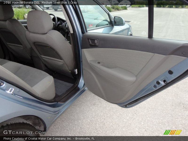 Medium Silver Blue / Gray 2010 Hyundai Sonata GLS