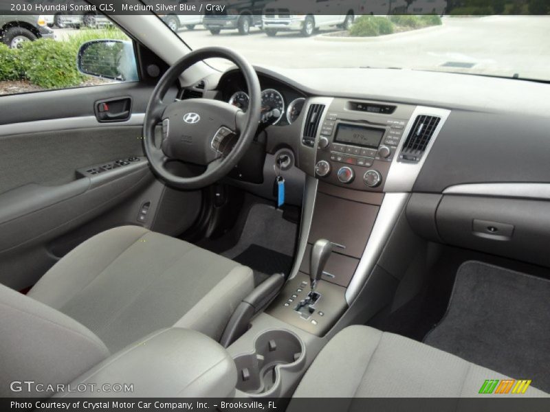 Medium Silver Blue / Gray 2010 Hyundai Sonata GLS