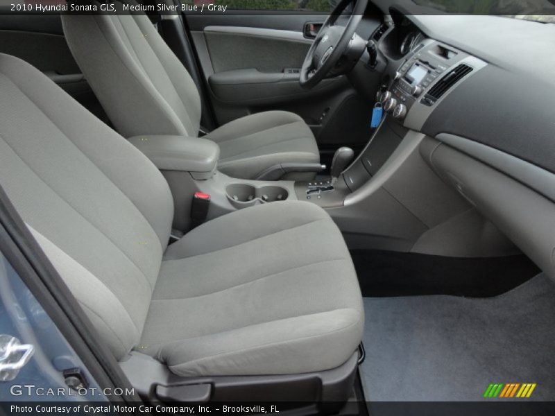 Medium Silver Blue / Gray 2010 Hyundai Sonata GLS